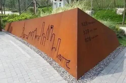 集美耐候钢挡土墙